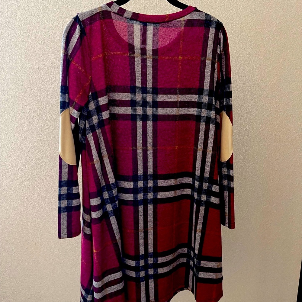 Yahada Plaid Dress